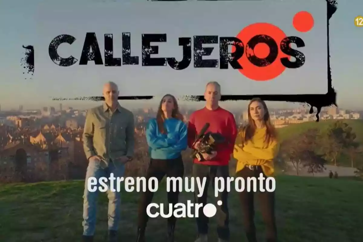 Captura de la promo del retorn de Callejeros a Cuatro amb Nacho Medina