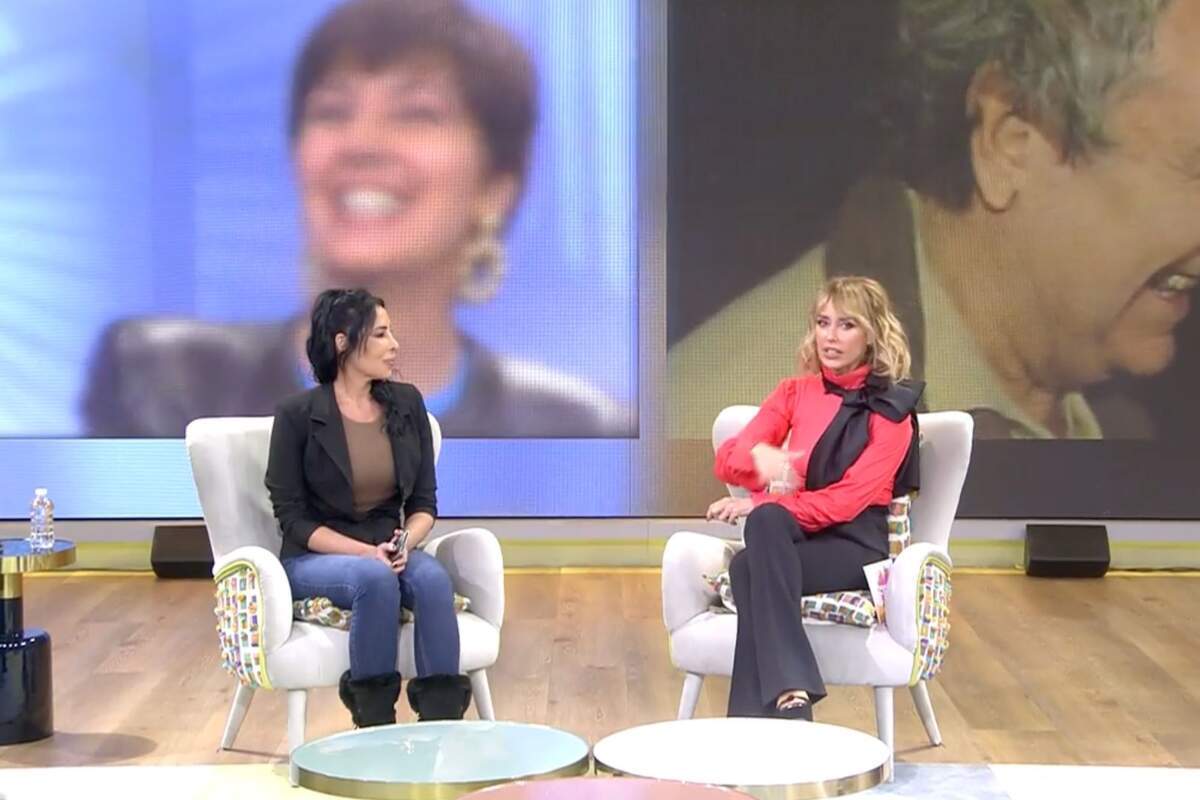 Captura de Diosi Ledesma amb Emma García al programa 'Festa' de Telecinco