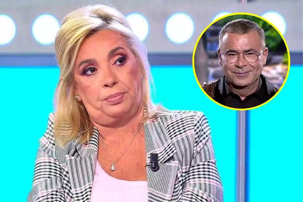Muntatge de Carmen Borrego a Así es la vida amb la cara de Jorge Javier Vázquez