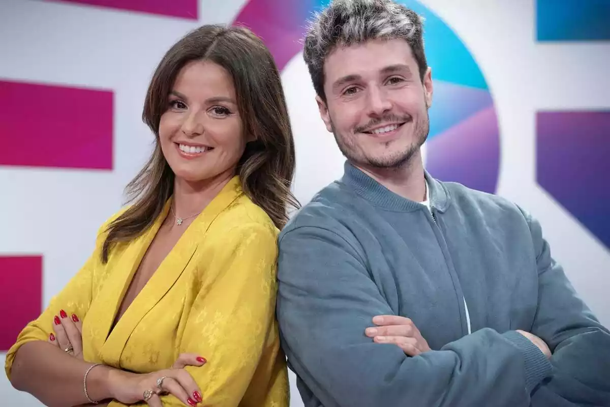 Posat de Marta Torné i Miki Núñez com a presentadors d'Eufòria de TV3